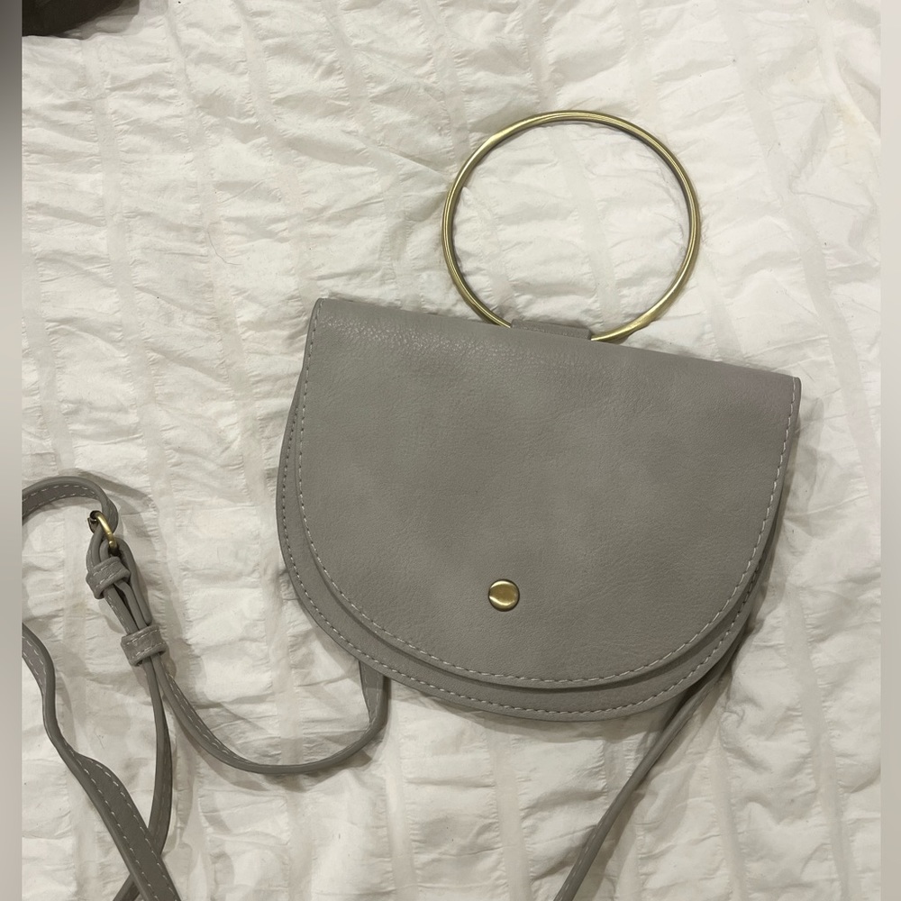 Anthologie grey shoulder / clutch bag